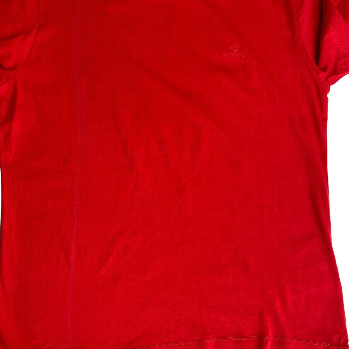 GANT Red Original Crew Neck T Shirt Top Size XS