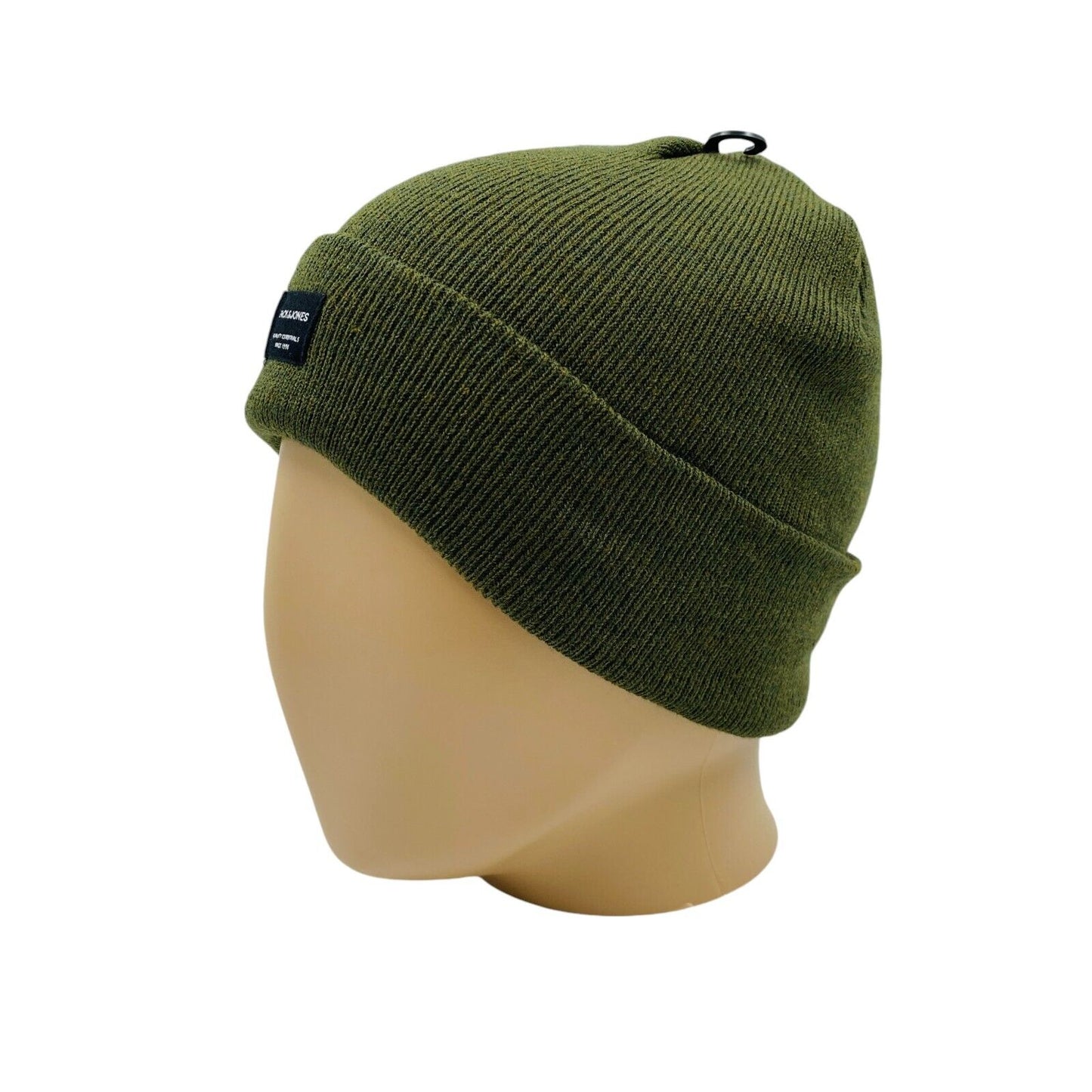 JACK & JONES Unisex Adult Dark Green Knit Beanie Winter Hat Set One Size