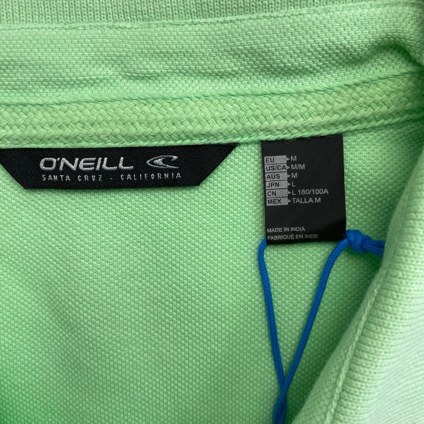 O`NEILL Grünes LM High Summer Piqué-Poloshirt, Größe M