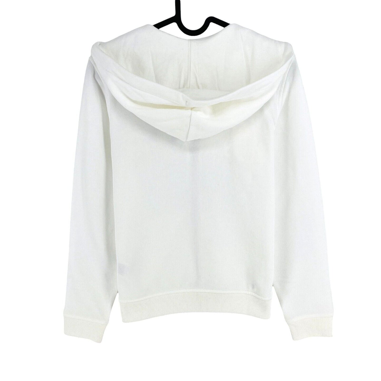 GANT White Arch Logo Full Zip Hoodie Pullover Sweater Size XS