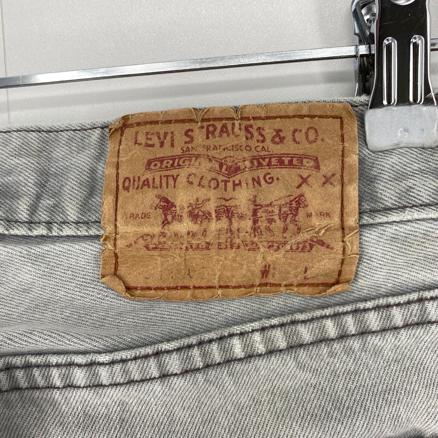 Vintage Levi's 511 Grey Slim Fit Jeans W29 L30