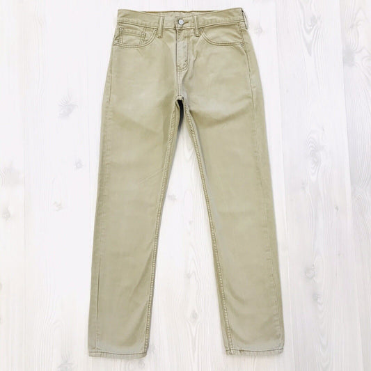 Levi's 508 Beige Standard Straight Fit Jeans Size W29 L32