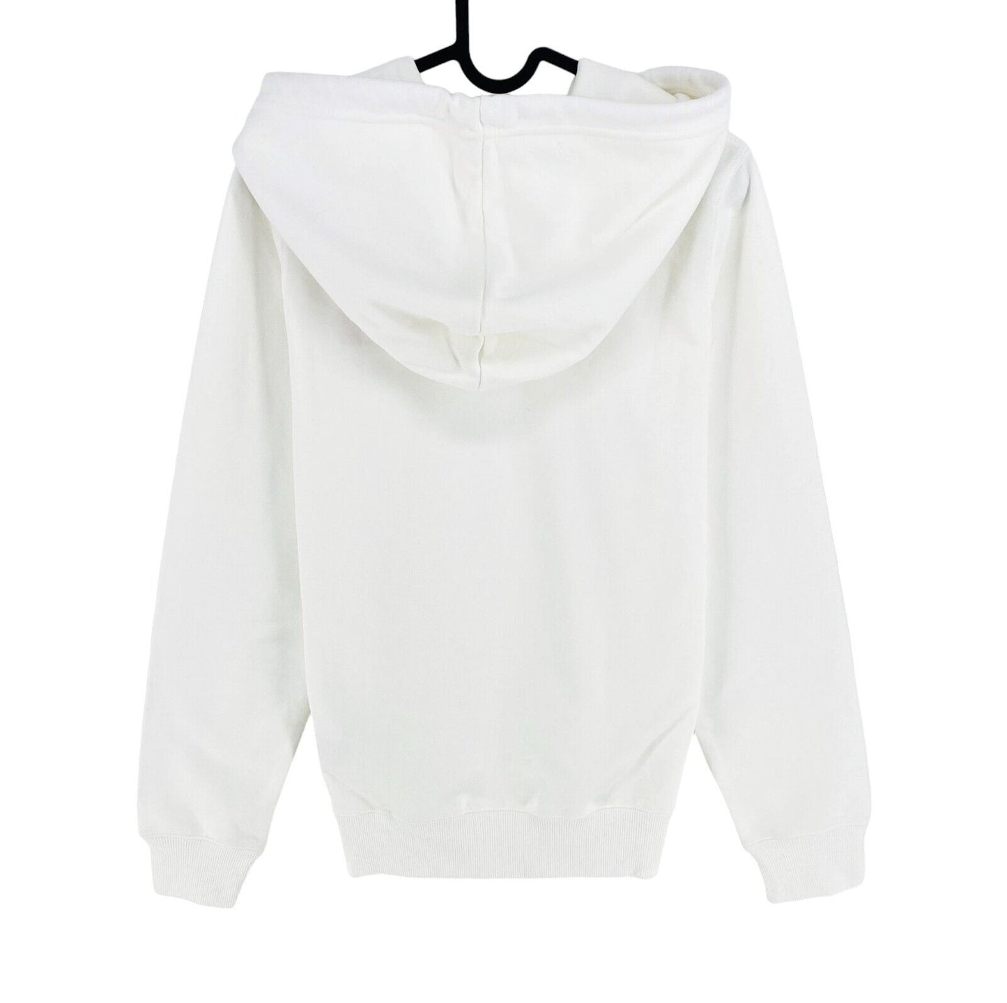 DIESEL Blanc Logo Sweat à capuche Pull Taille XS