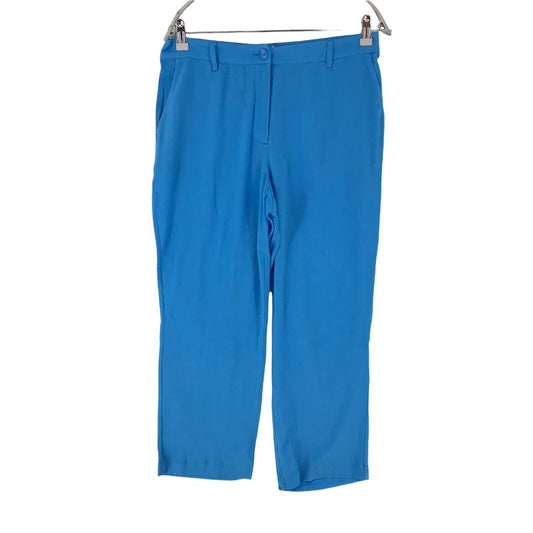 Tommy Hilfiger Women Blue Wide Leg Fit Trousers Size W29