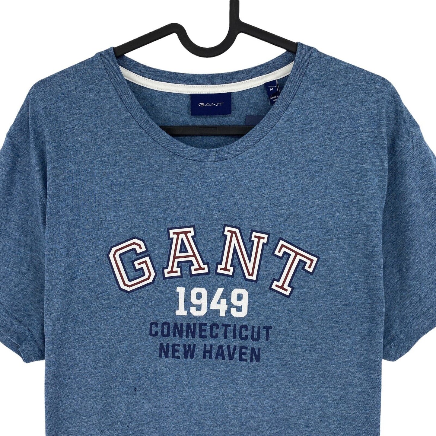 GANT Blueish Grey Graphic Crew Neck T-Shirt Size M