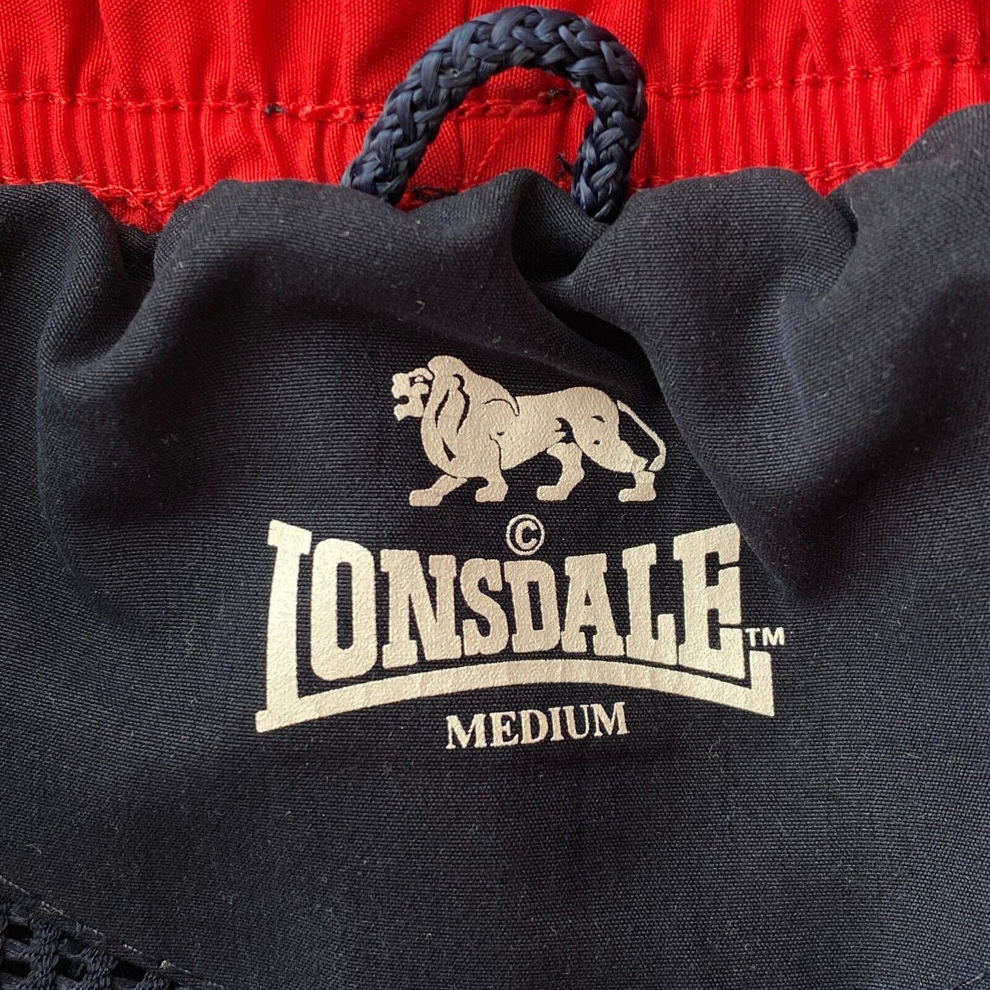 LONSDALE Dark Blue Swimwear Swimming Trunks Shorts Size M