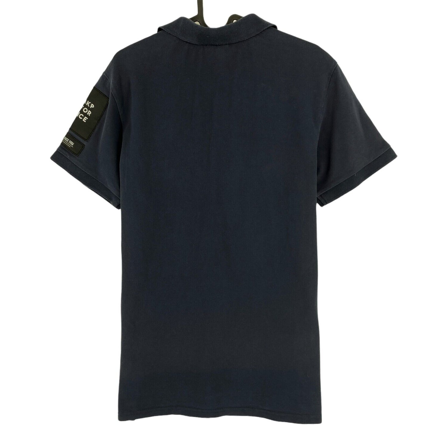 Peak Performance Navy Blue Tech Pique Polo Shirt Size L