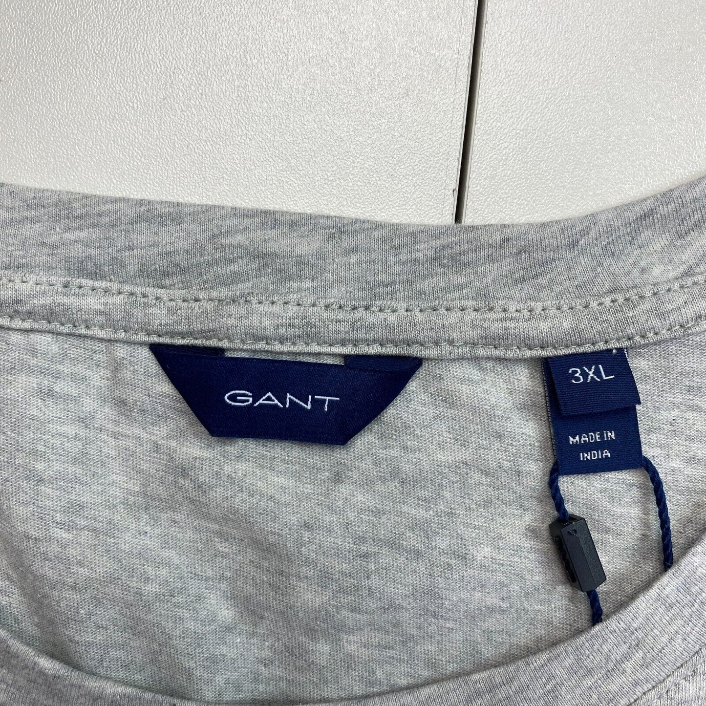 GANT Women Grey Original Crew Neck Long Sleeves T Shirt Size 3XL XXXL