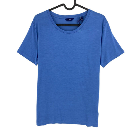 GANT, Blau, leichtes T-Shirt mit Rundhalsausschnitt, Größe S