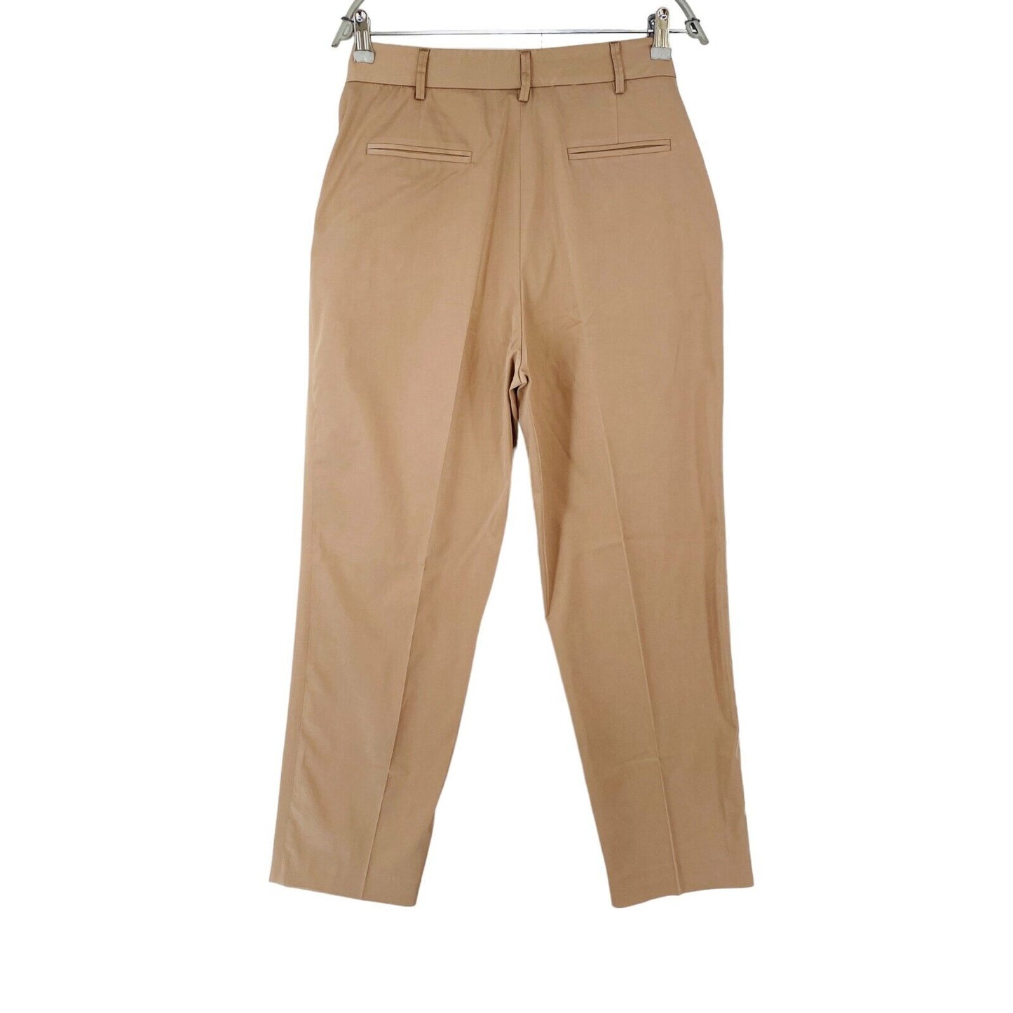 Manuel Ritz Women Brown Regular Straight Fit Dress Trousers IT 44 W29