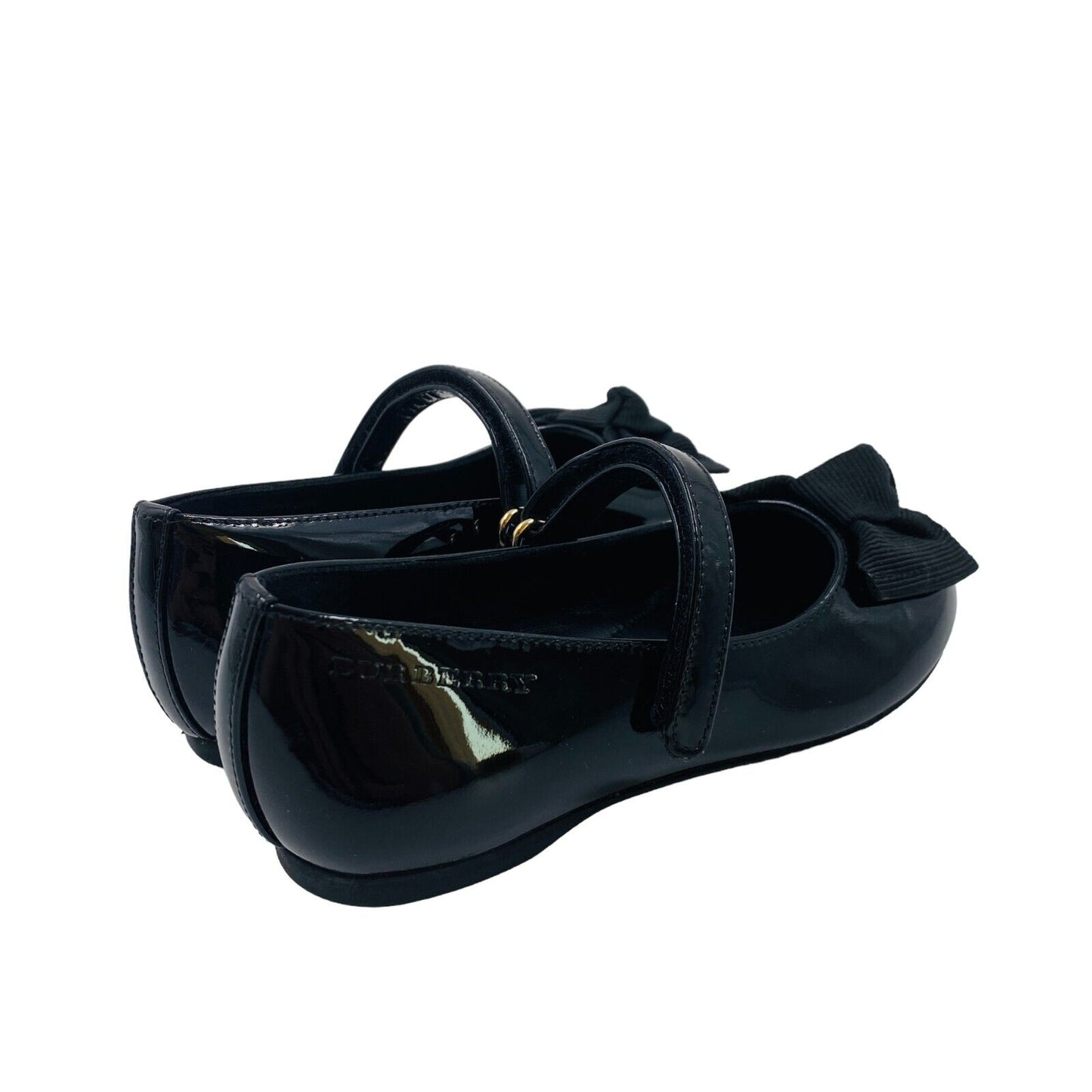 BURBERRY Schwarze Ballerinas aus Lackleder „Trixie“ Größe EU 25 UK 8 US 9