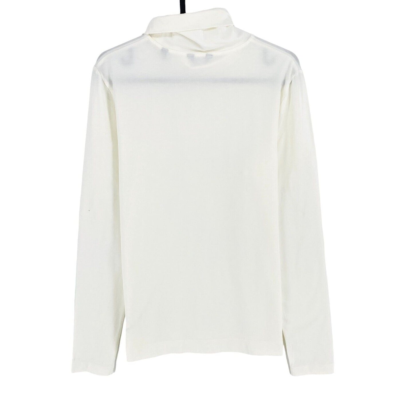 GANT White Jersey Turtle Neck Long Sleeves T Shirt Size L