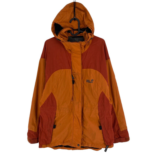 Jack Wolfskin Texapore Orange Hooded Jacket Coat Size M