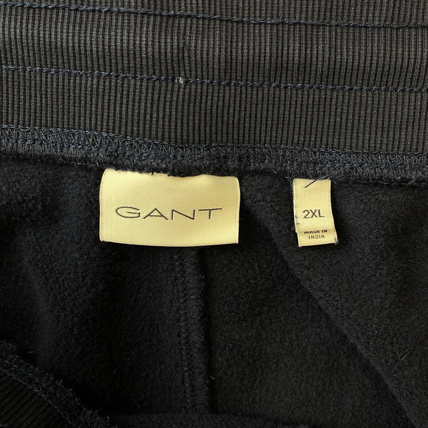 GANT Pantalon de survêtement à revers coupe régulière pour homme bleu foncé 2XL XXL