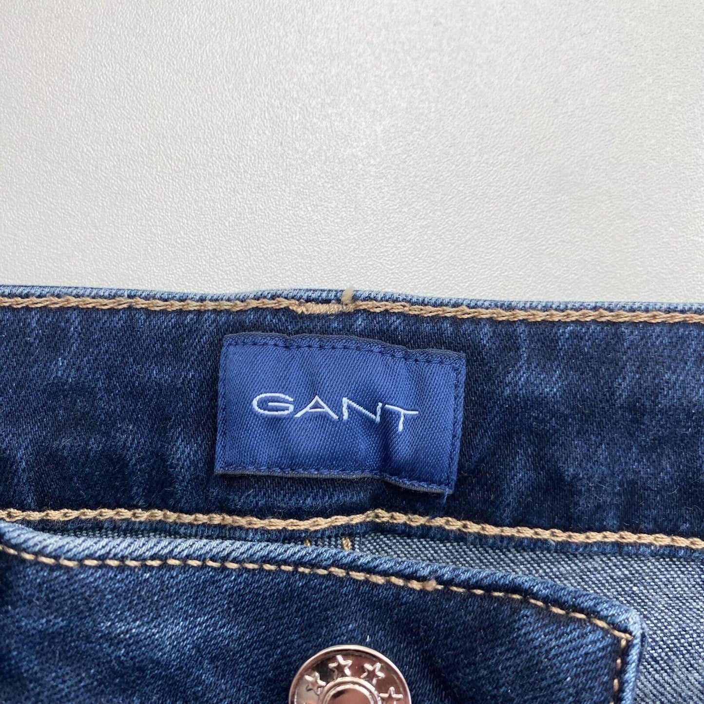 GANT Women Navy Blue Super Stretch Slim Fit Jean Size W27 L34