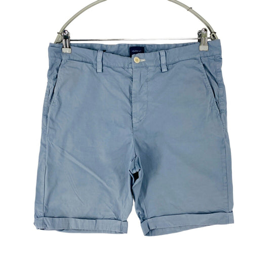 GANT Mens Blue Regular Fit Chino Shorts Size W33