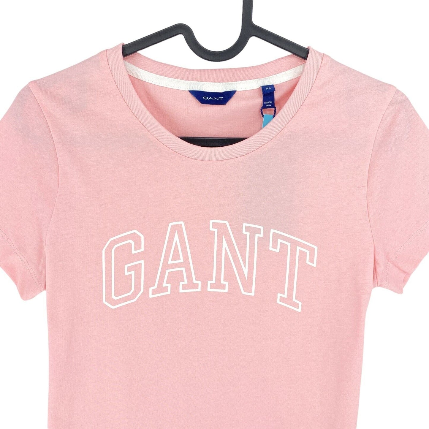 GANT Pink Arch Logo Crew Neck T Shirt Size XS