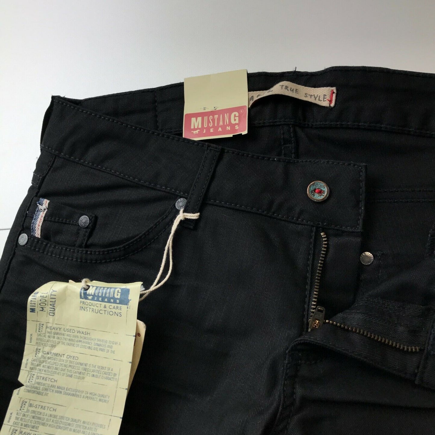 MUSTANG LILY TUBE Damen Jeans Slim Fit Schwarz Größe W30 L34