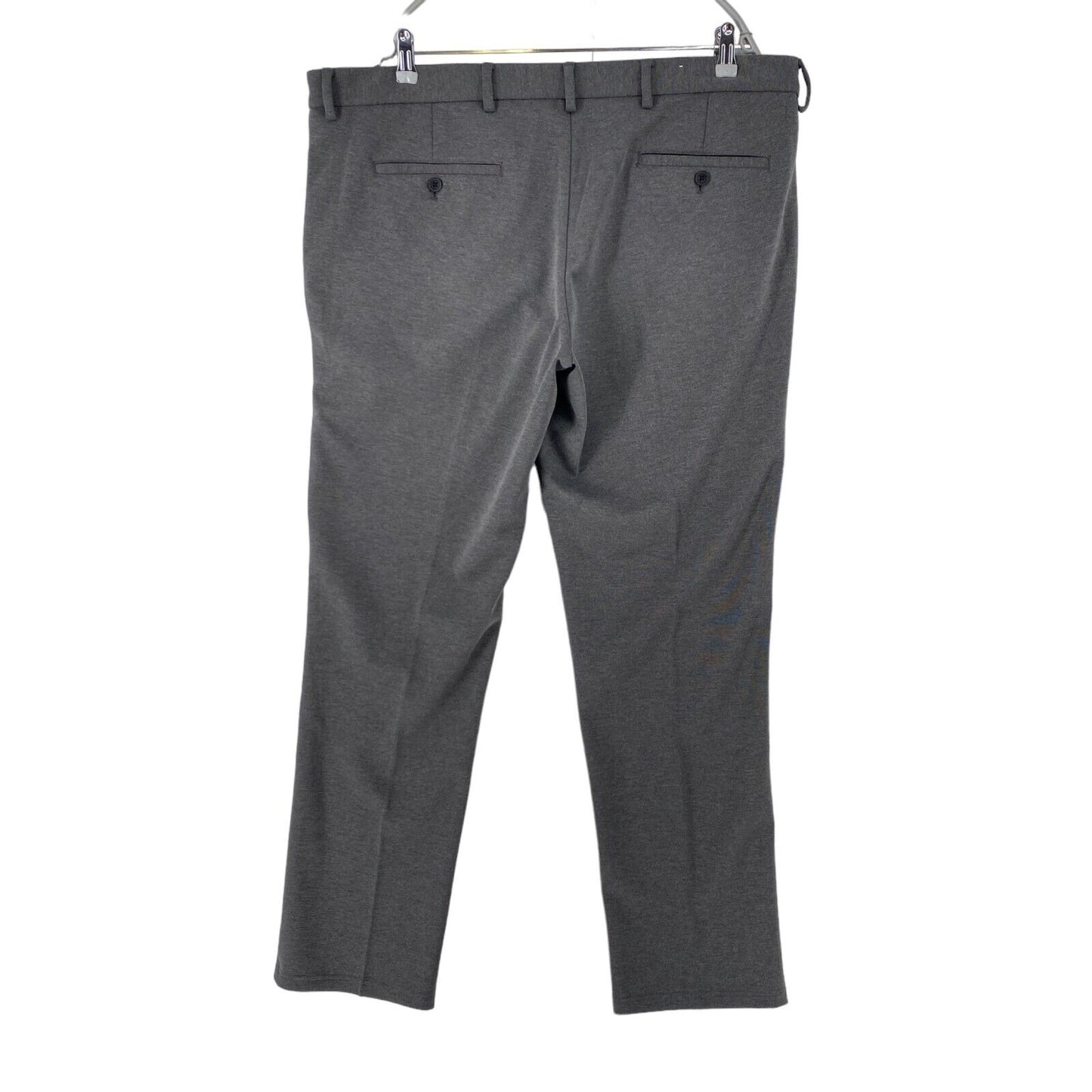 JACK &amp; JONES + FIT MARCO Pantalon habillé coupe slim extensible gris W42 L34