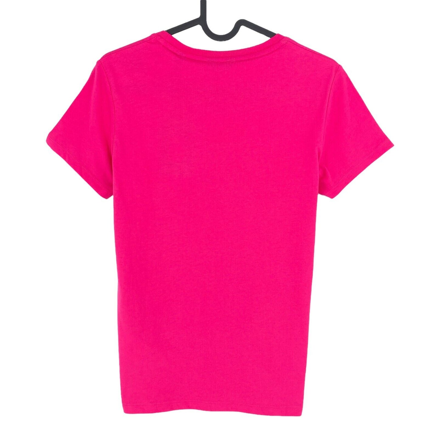 GANT T-Shirt mit Rundhalsausschnitt und Logo, Rosa, Größe XS