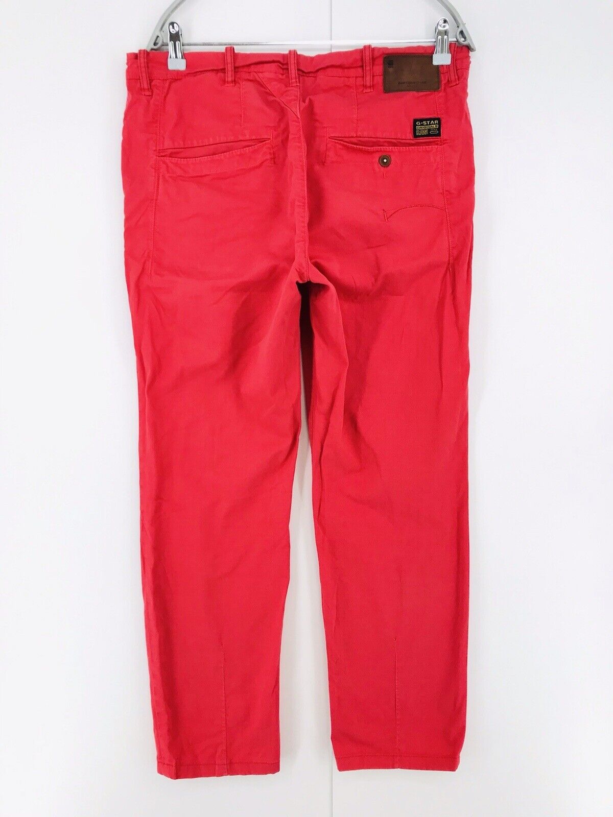 G-STAR RAW BRONSON Women Pink Loose Tapered Fit Chino Pants Trousers W28 L32