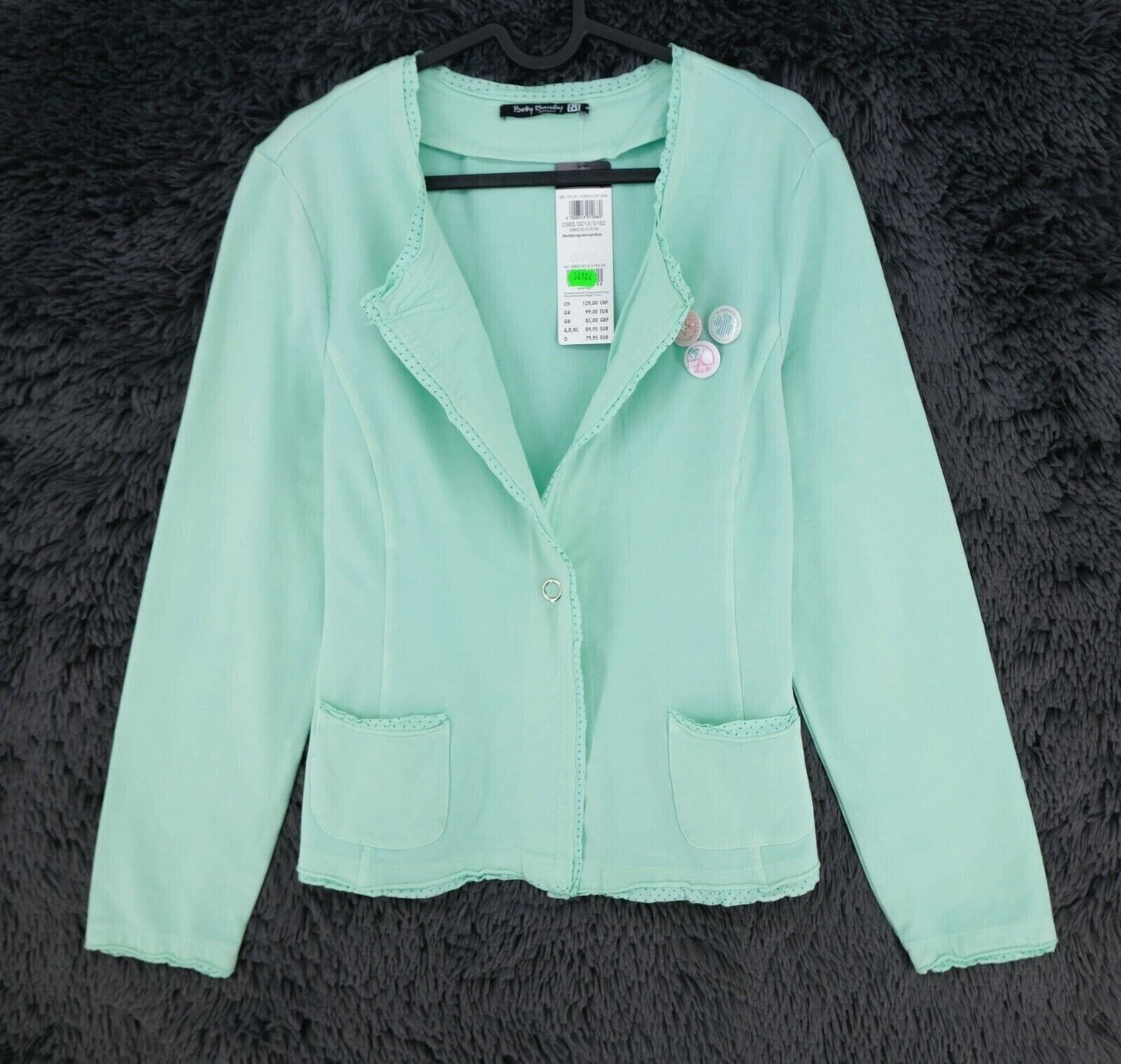 Betty Barclay Green V Neck Jacket Blazer Size EUR 40 UK 14 US 10