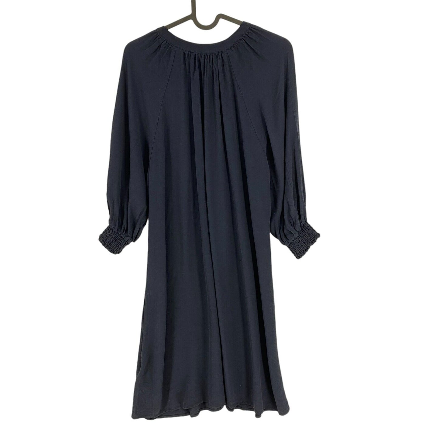 GANT Navy Blue V Neck A Line Dress Size EU 36 UK 8 US 6