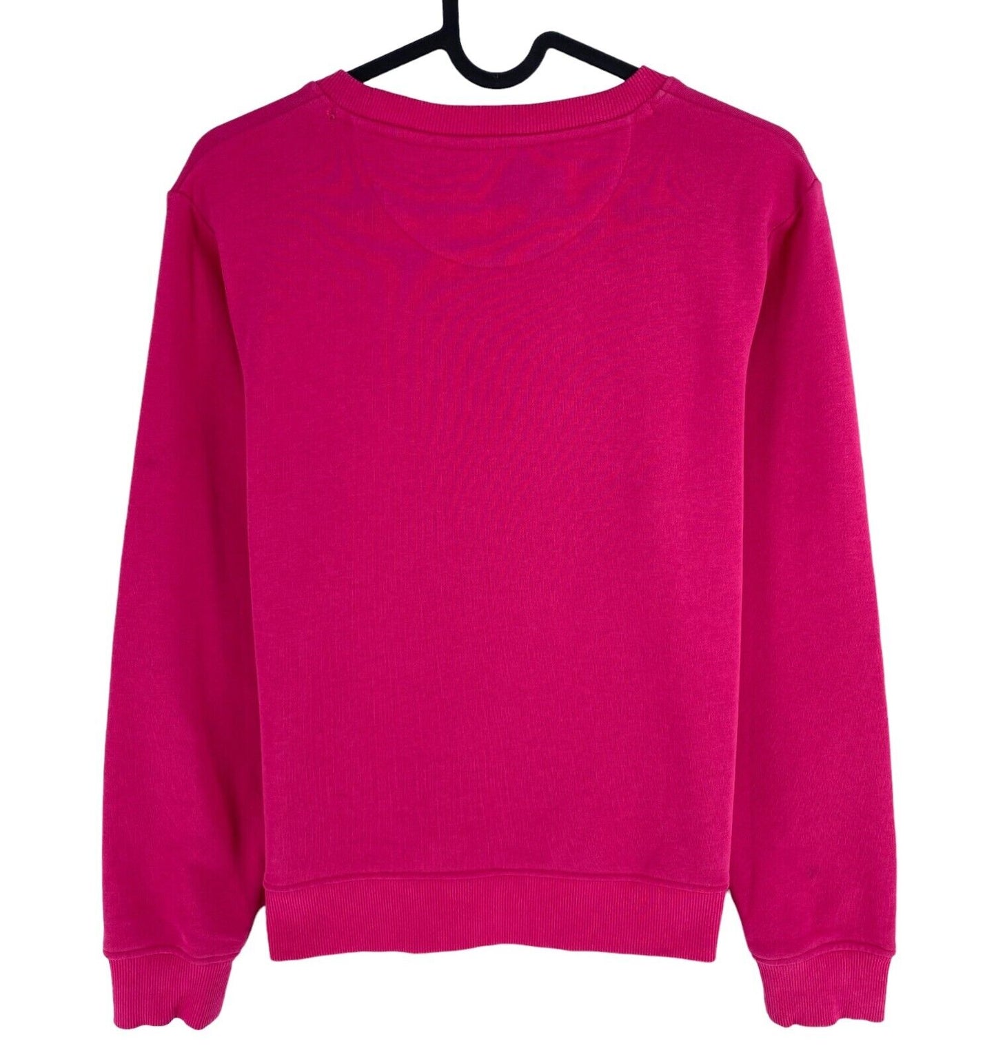 GANT Women Pink Logo Crew Neck Jumper Sweater Size S