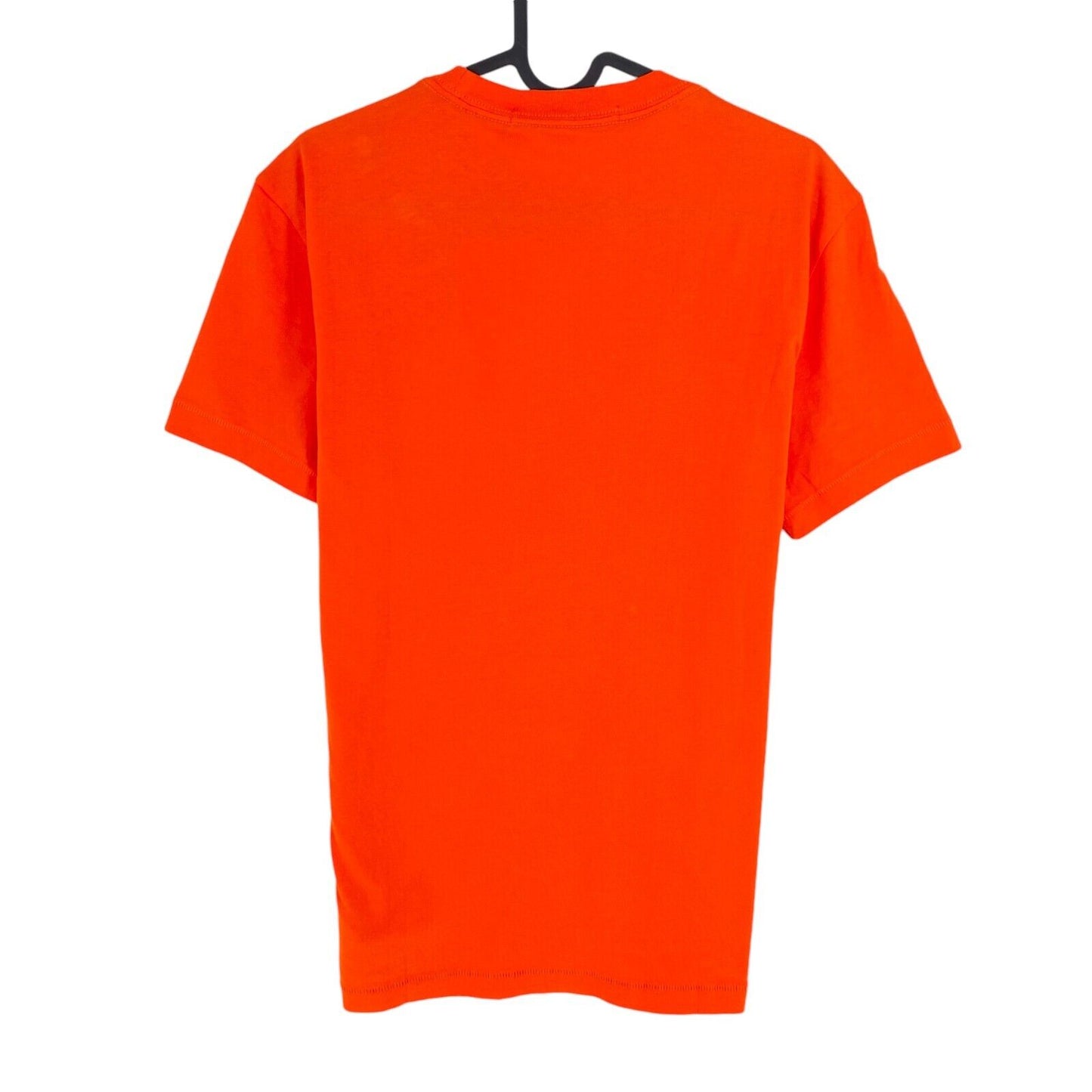 CALVIN KLEIN JEANS Men Orange Short Sleeves Crew Neck T-Shirt Size S