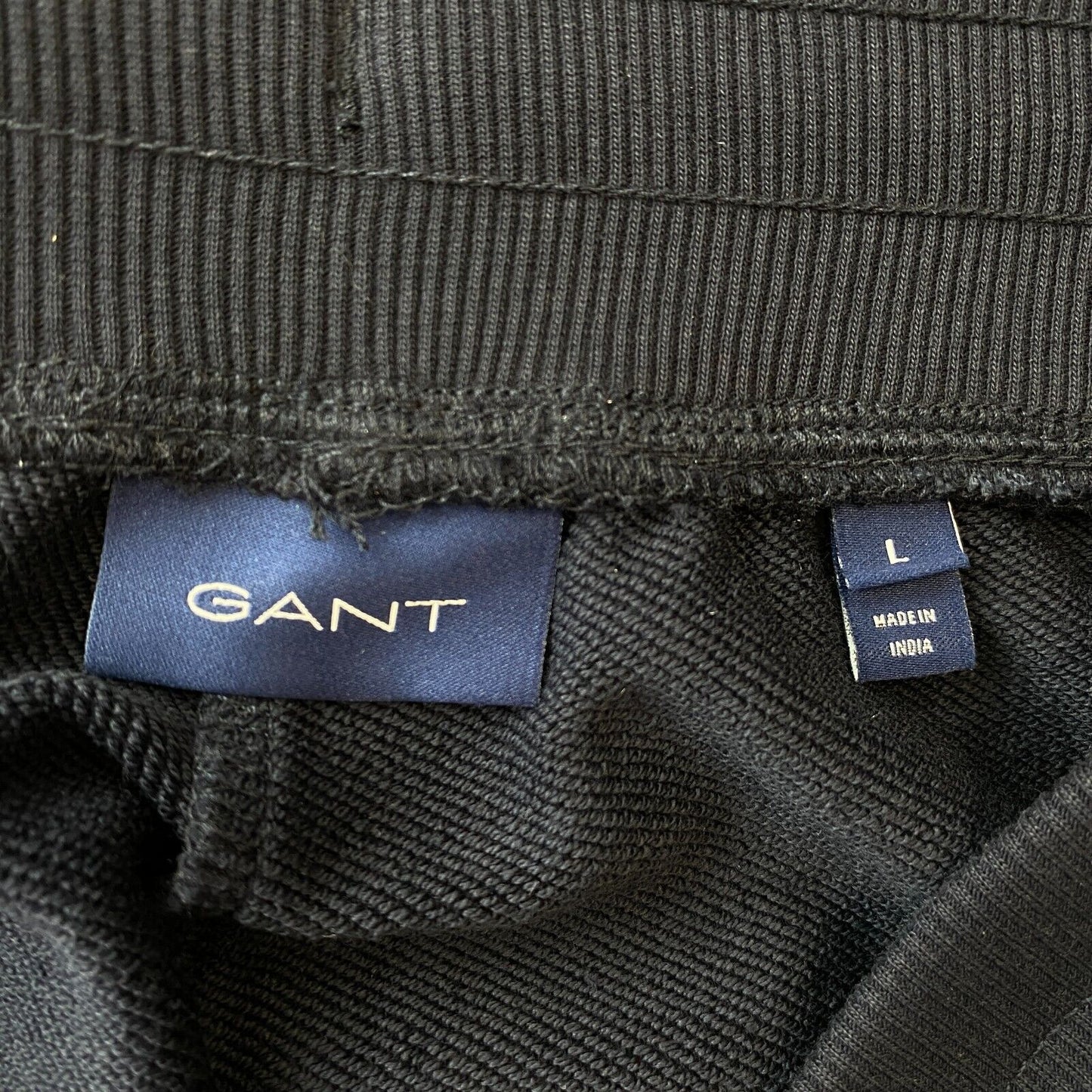 GANT Dark Blue Mens Regular Fit Cuffed Sweat Pants Trousers Size L