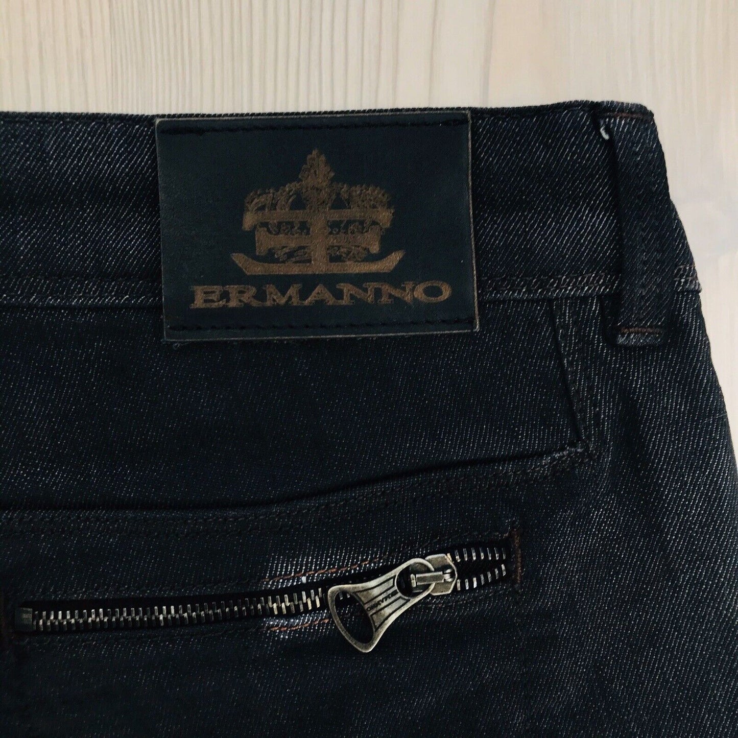 Ermanno Scervino, Damen Skinny Slim Fit Jeans, Dunkelgrau, W26 IT 40 UK 8, UVP 520 $