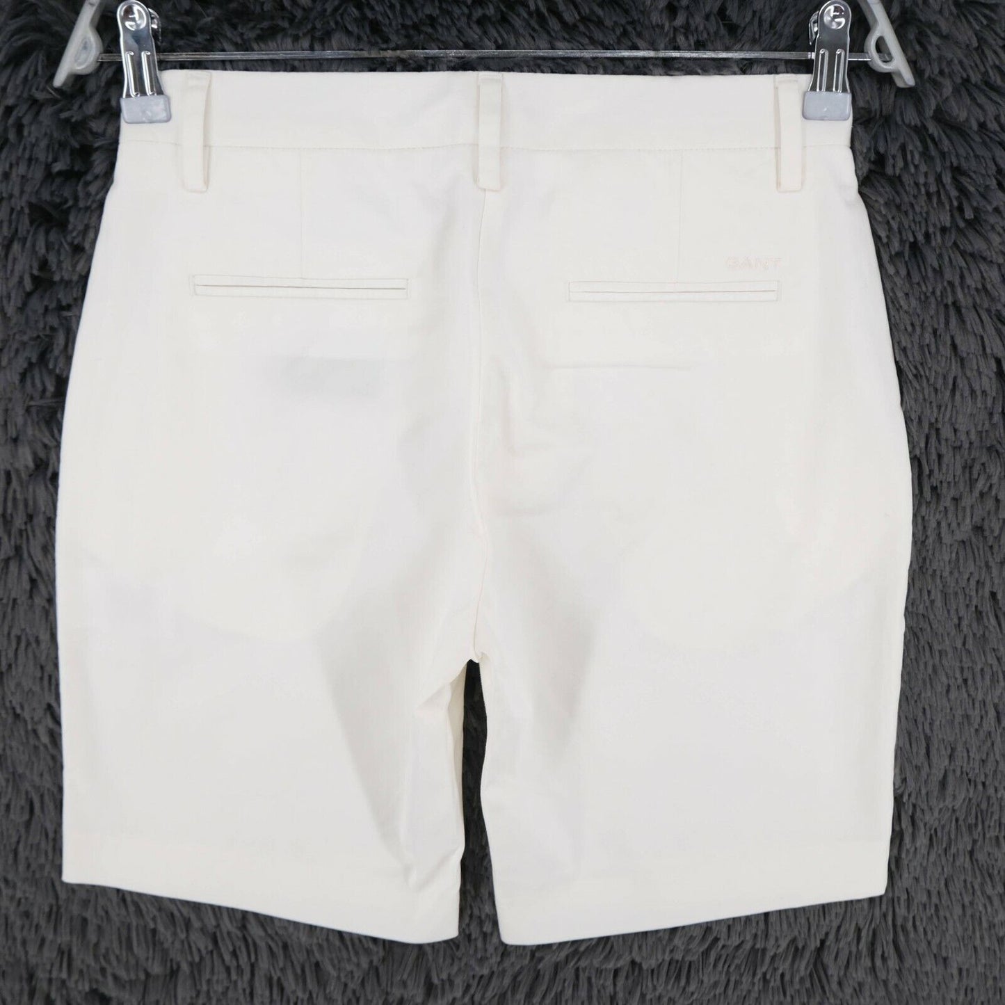 GANT White Satin Bermuda Shorts Size EU 34 UK 8 US 4