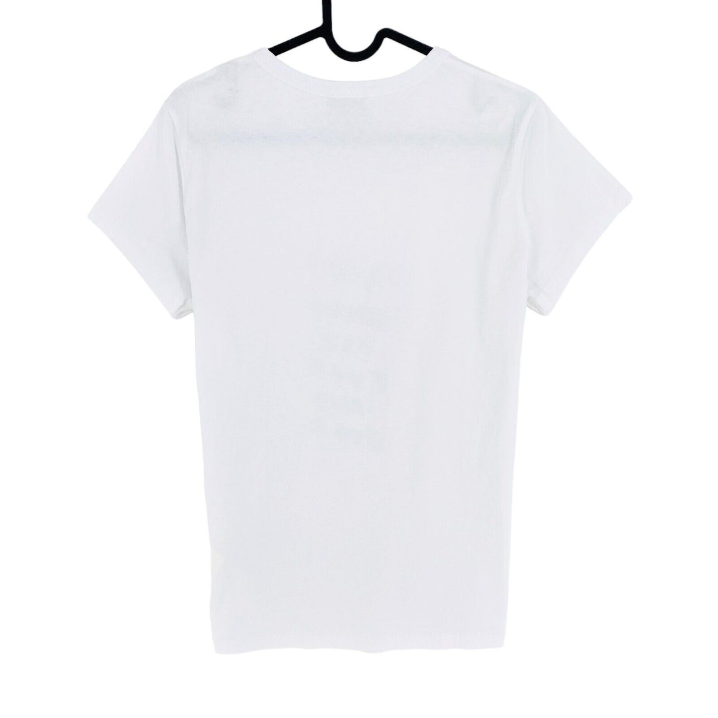 DIESEL Blanc T-Slicup Imprimé Typographique Slim Fit Crew Neck Taille L