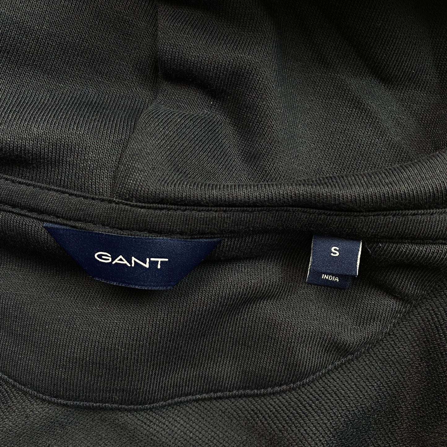 GANT Navy Blue Original Full Zip Hoodie Sweater Size S