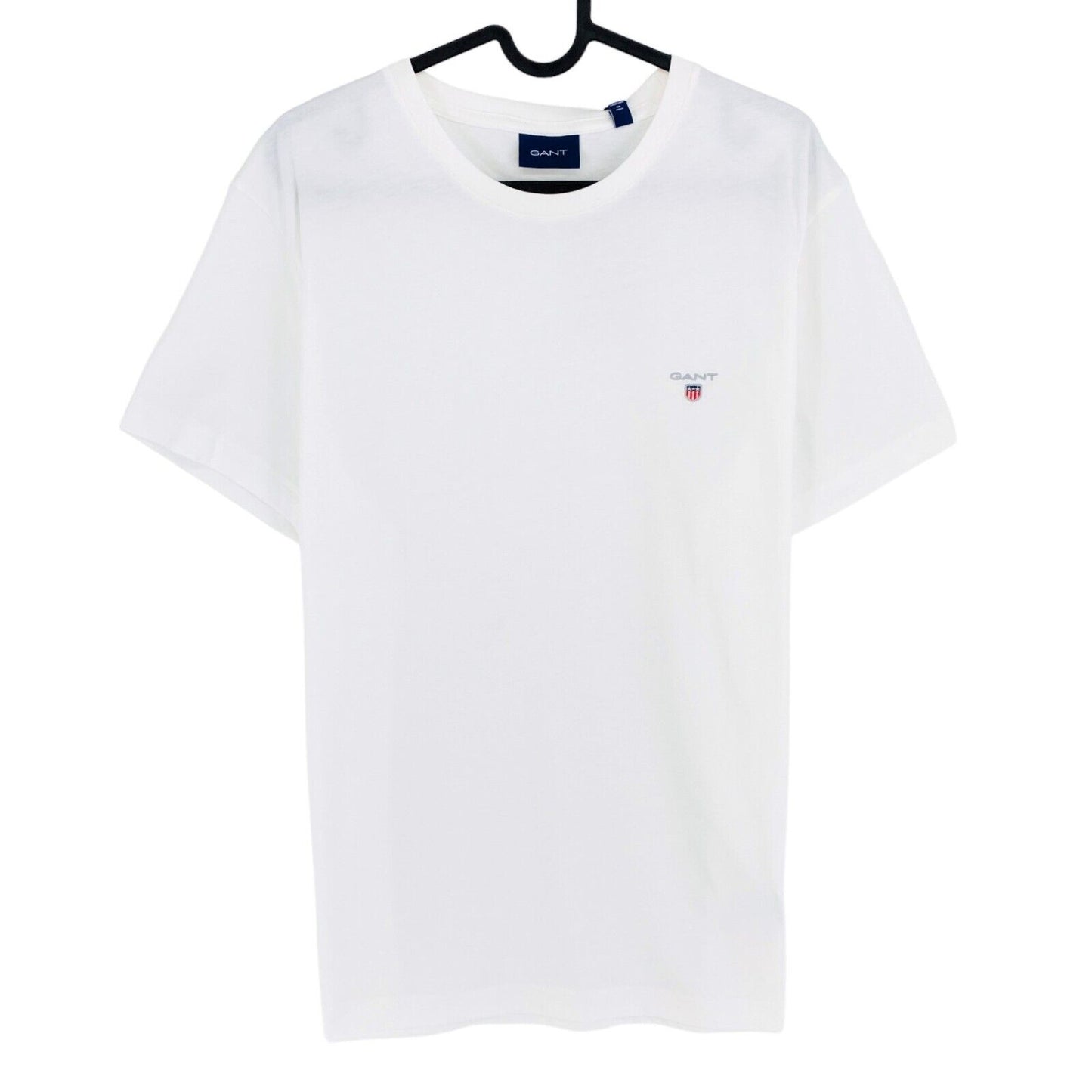 GANT White Original Short Sleeves Crew Neck T Shirt Size M