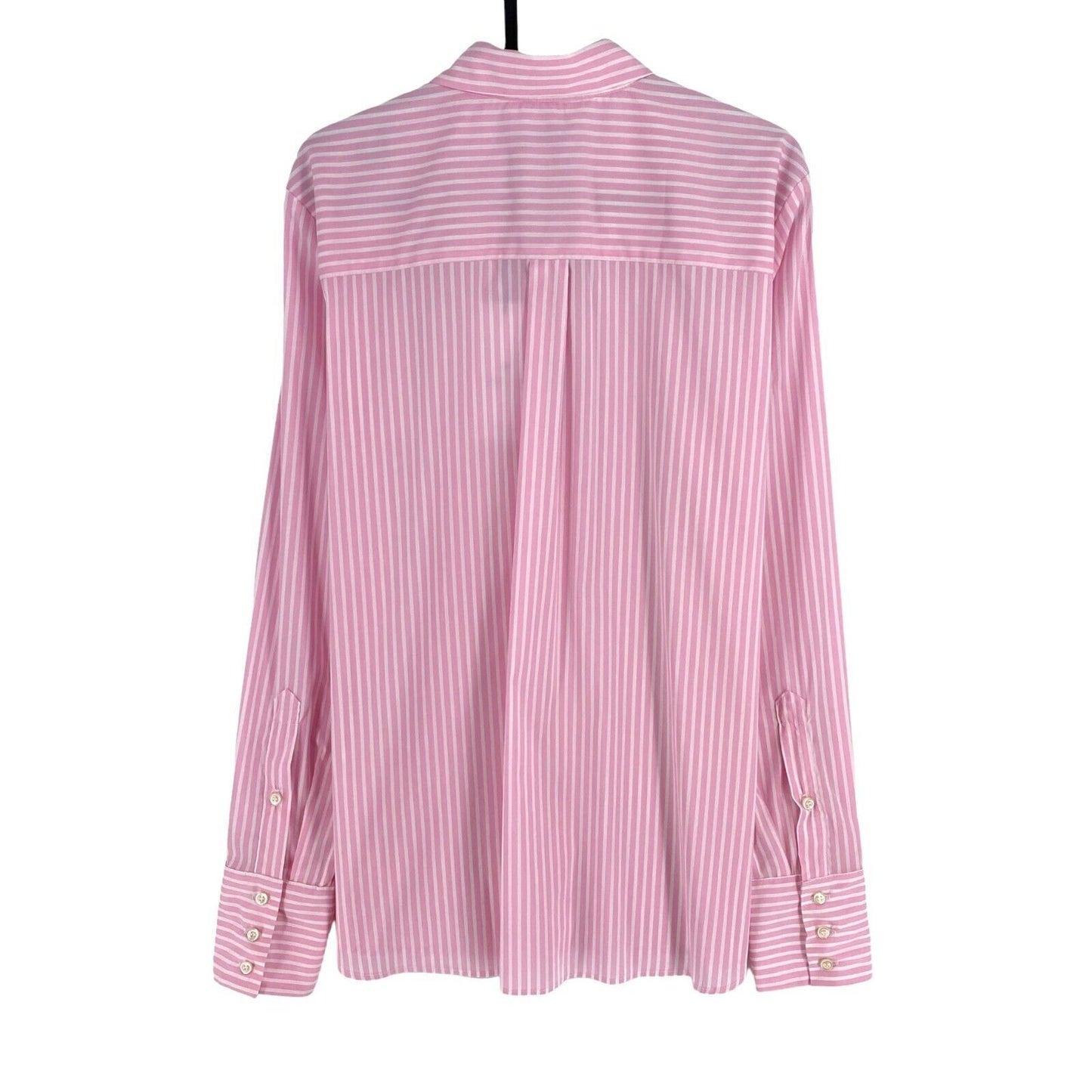 MANUEL RITZ Pink Striped Shirt Size XL