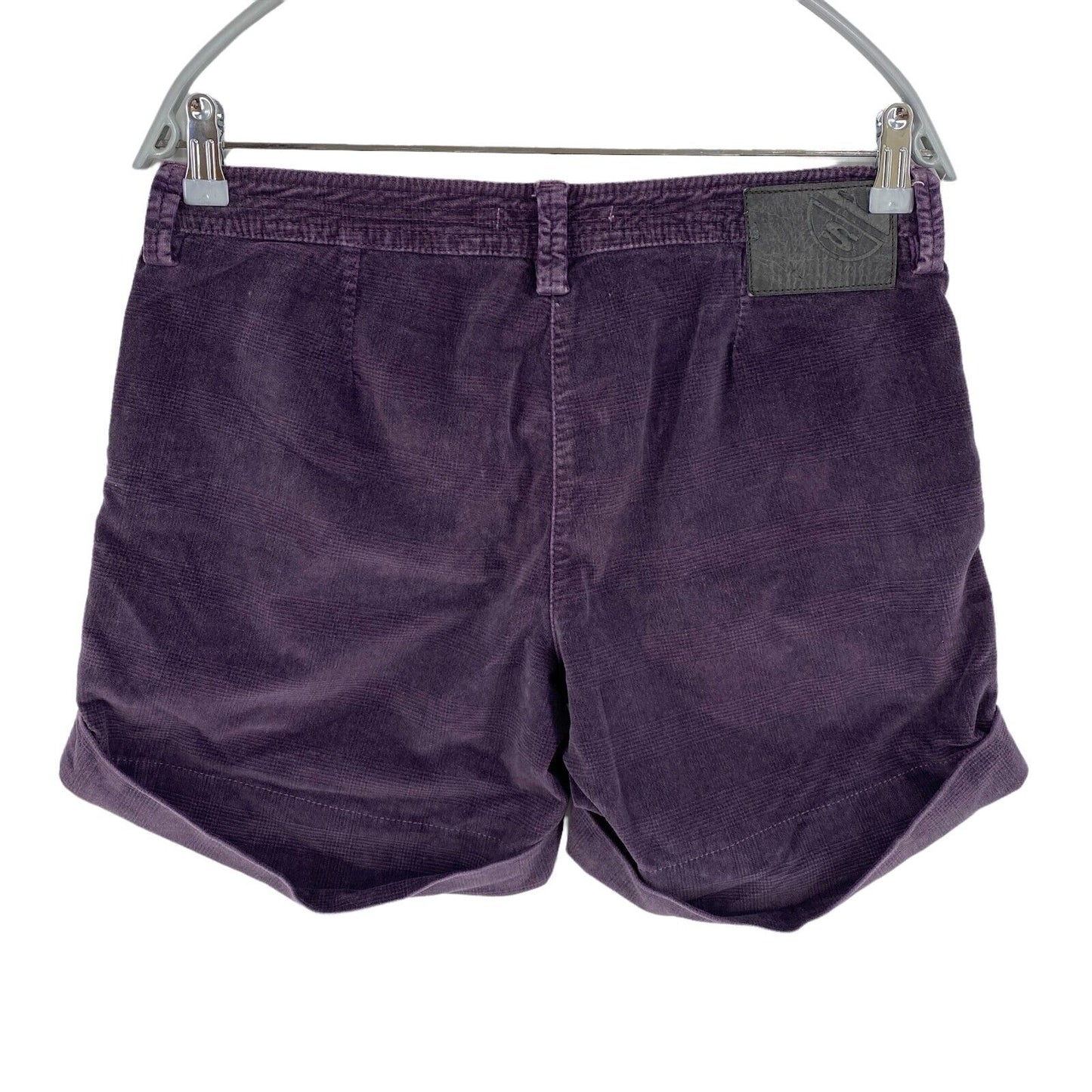 RRP €115 NORTH SAILS Plaid Purple Cotton Blend Bermuda Shorts Size EU 42 W30