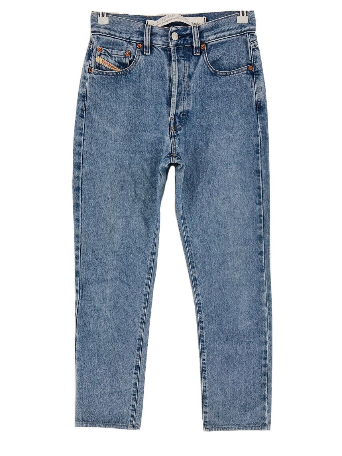 Diesel COCHISE Bleu Regular Straight Fit Jeans Taille W28 L32 Fabriqué en Italie