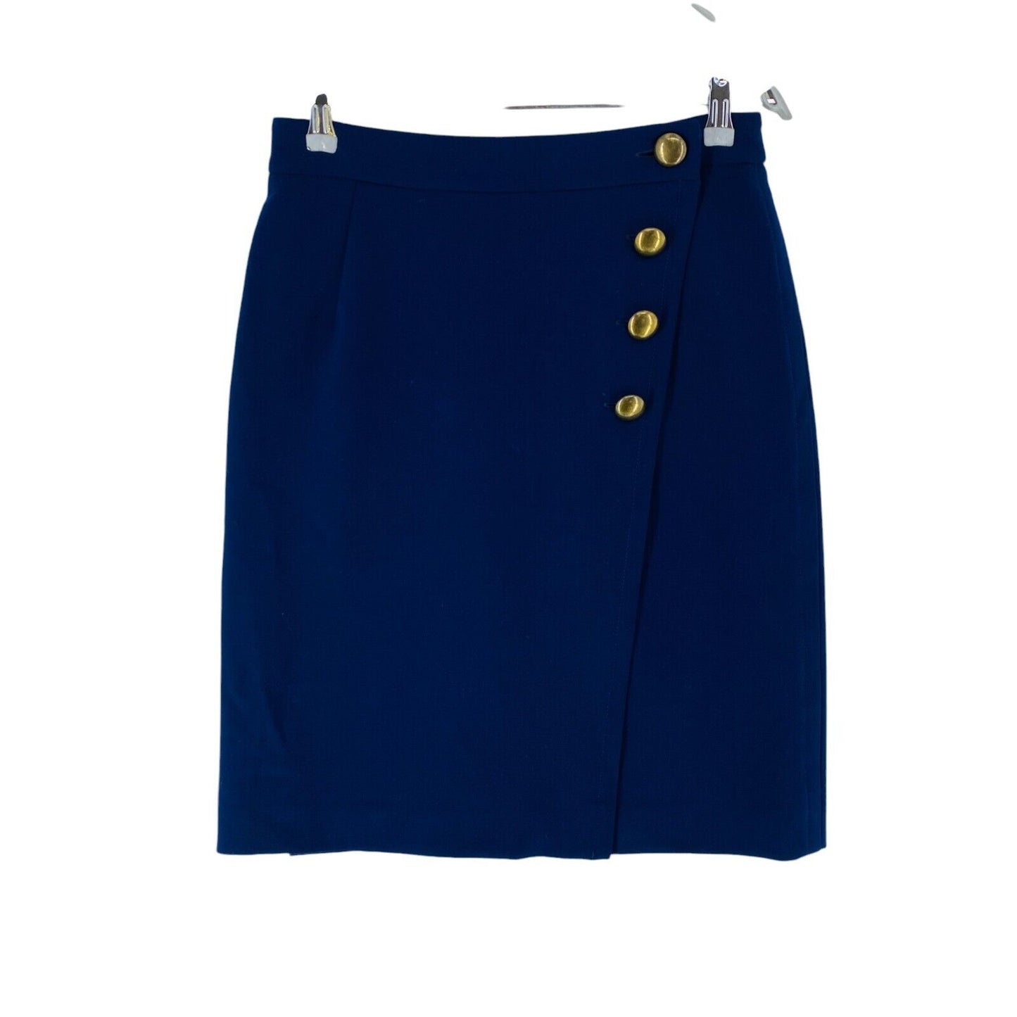 GERARD DAREL Dark Blue Stretch Straight Fit Skirt Size EUR 38 W28