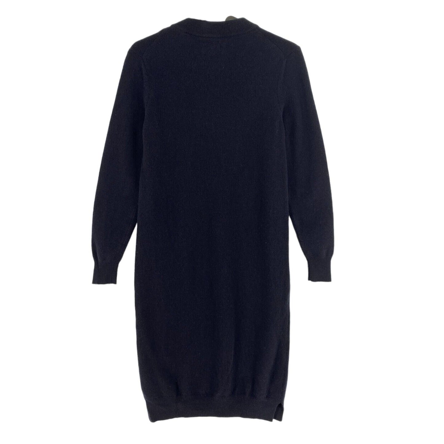 GANT Navy Blue Super Fine Lambs Wool Long Sleeves Dress Size XS