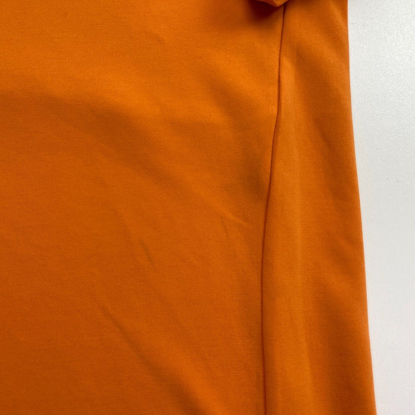 PEAK PERFORMANCE Men Orange Chase Half Zip Long Sleeves T Shirt Size XL