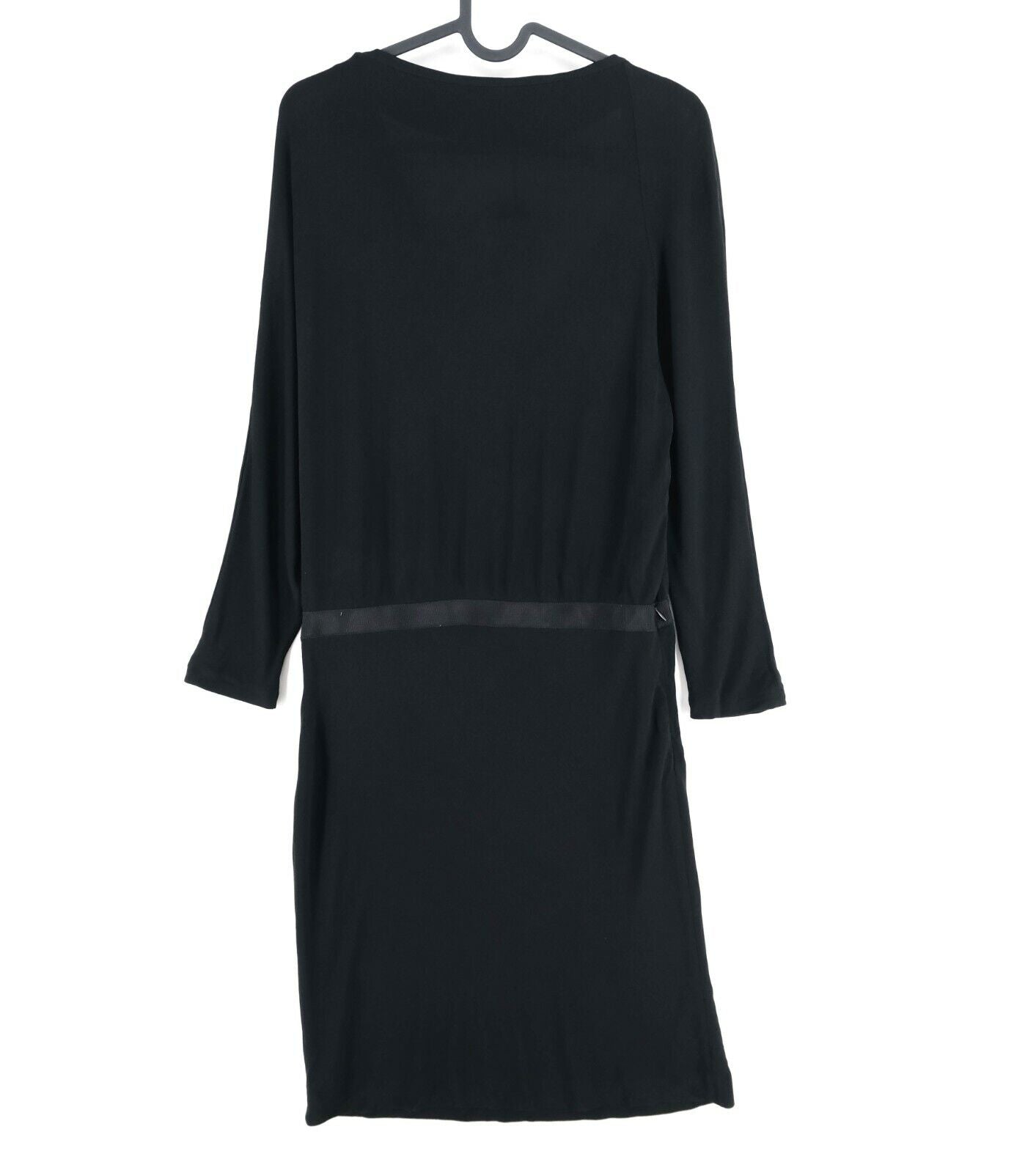 JOSEPH Black Scoop Neck Long Sleeves Dress Size 38 42