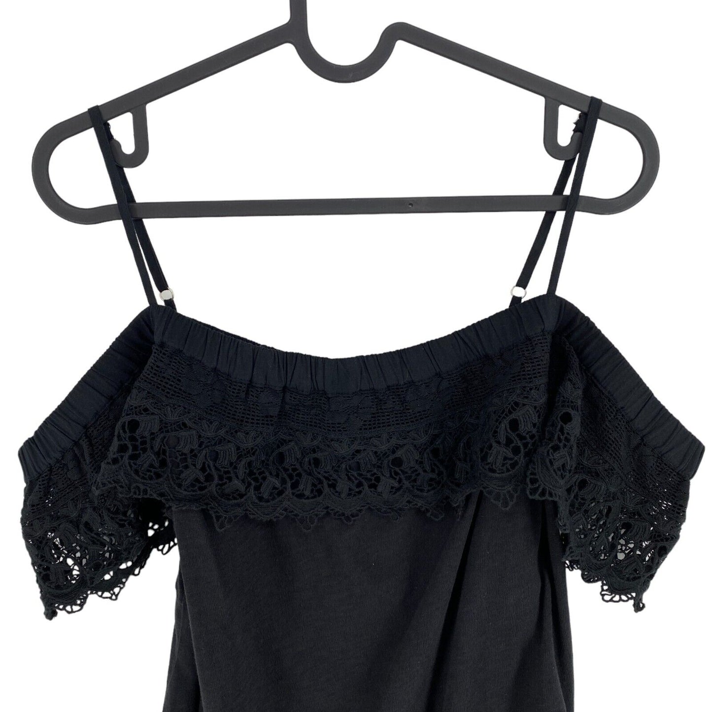 ODD MOLLY Women Black Singoala-la Top Size 2 / M