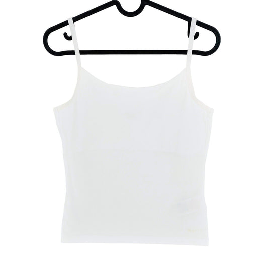 GANT Filles Blanc Bretelles Spaghetti Singlet Débardeur Taille 11-12 ans 146/152 cm