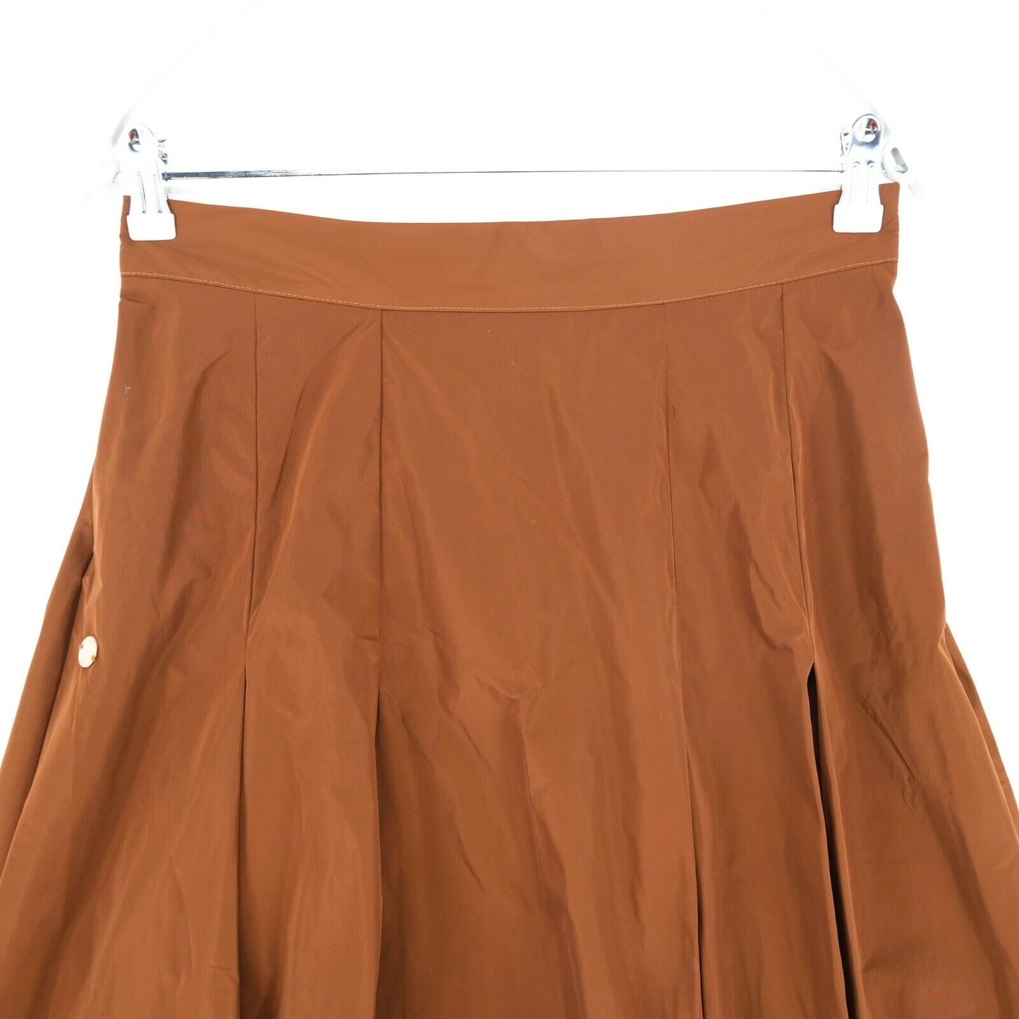 LA MARTINA Jupe Longue Tafeta Marron Taille 3/M