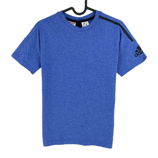 Adidas Youth Boys Bleu Crew Neck T-shirt Taille 11-12 ans