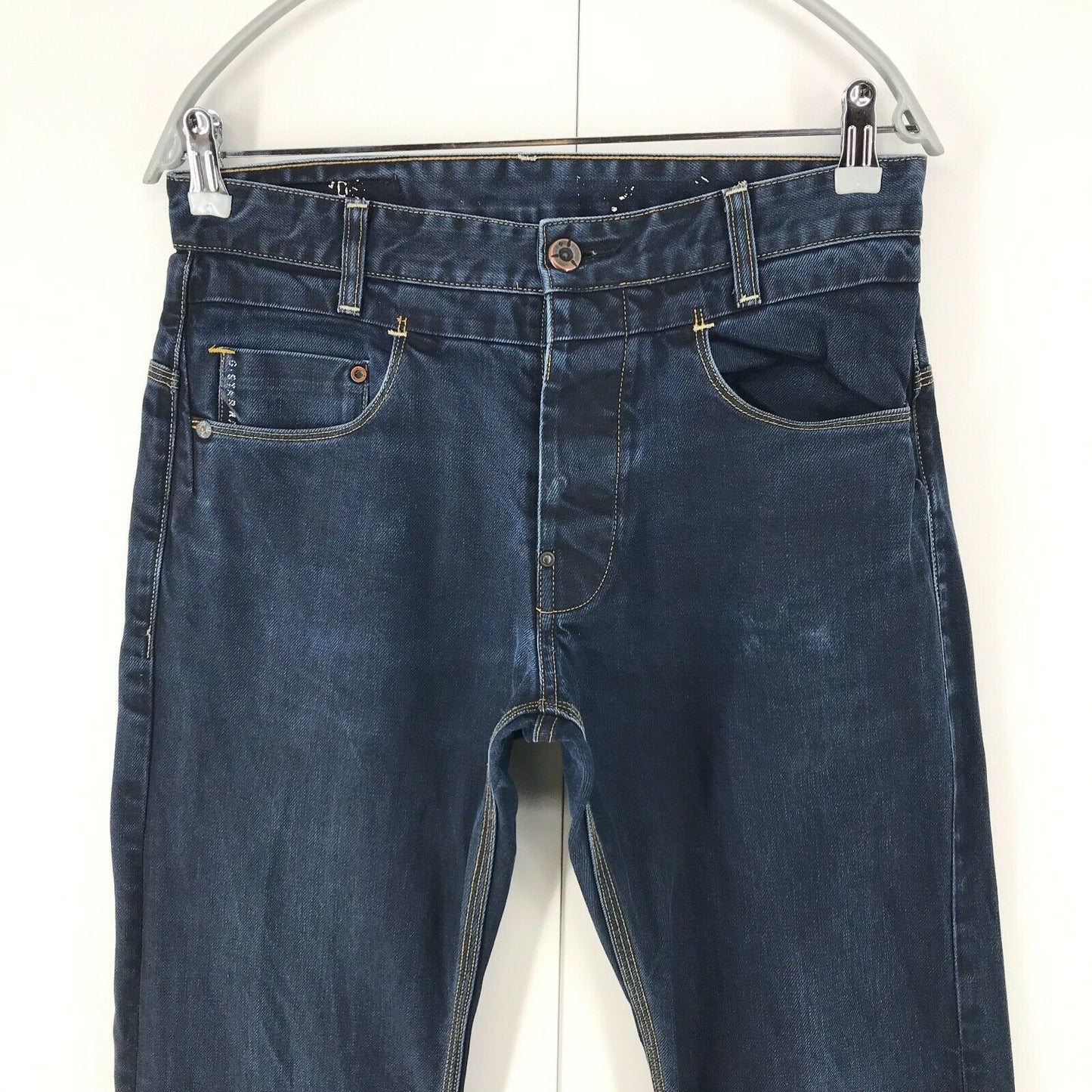 G-STAR RAW ROTOR Dunkelblaue Jeans mit normaler gerader Passform, Größe W31 L34