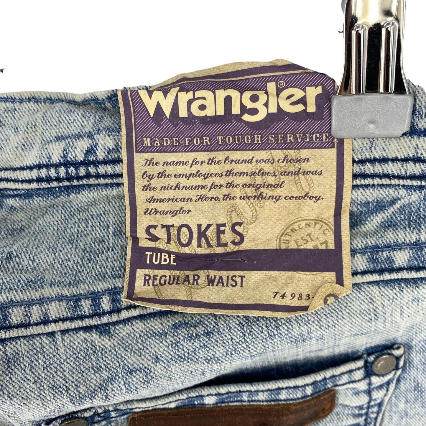 Wrangler STOKES Damen Jeans Skinny Fit Hellblau Größe W26 L32