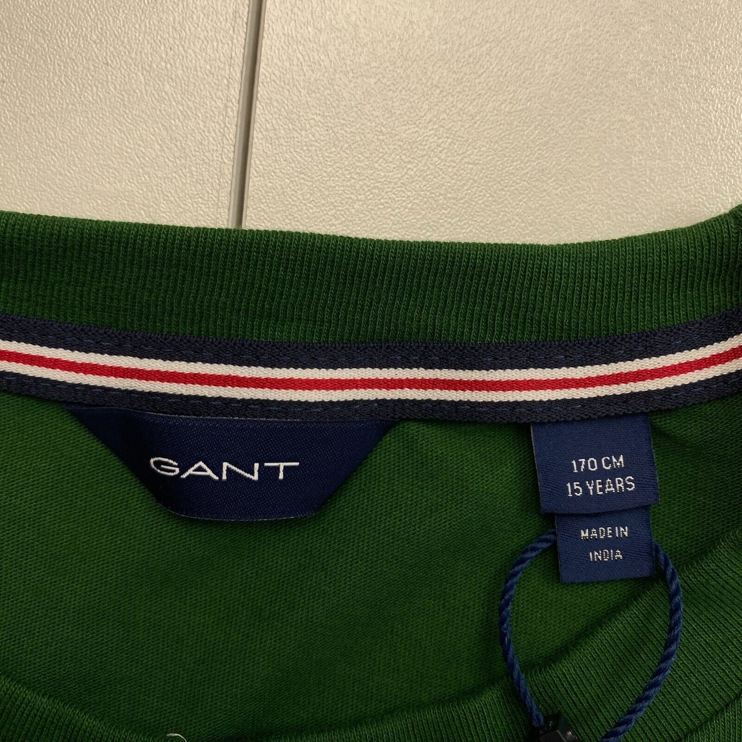 GANT Boys Dark Green Banner Shield Crew Neck T-Shirt Size 15 Years 170 cm