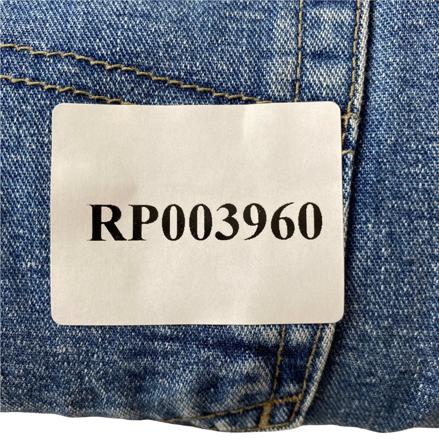 ARMANI JEANS Damen Blaue, entspannte, gerade geschnittene Mom-Jeans W33, hergestellt in Italien